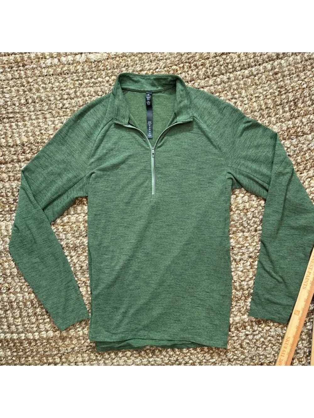 Lululemon Surge Warm Half-Zip Green Wasabi Mens Large Style M3DH0S